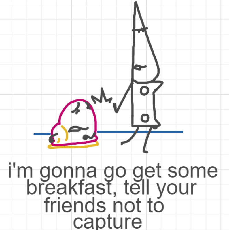 A panel from What's The Point, episode five of the Board Boards object show by Furretwalk/WalkingFurret.